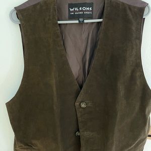 Wilson’s Genuine Leather vest with extra buttons